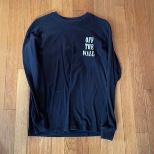 Vans off the Wall Black Long Sleeve (small)